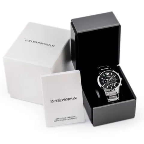 ZEGAREK MĘSKI EMPORIO ARMANI AR2434 - RENATO + BOX