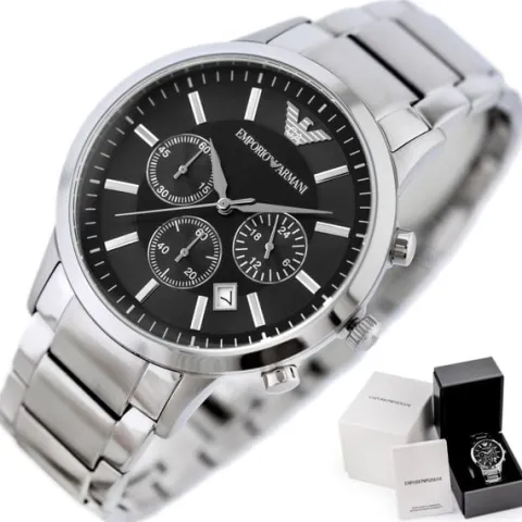 ZEGAREK MĘSKI EMPORIO ARMANI AR2434 - RENATO + BOX