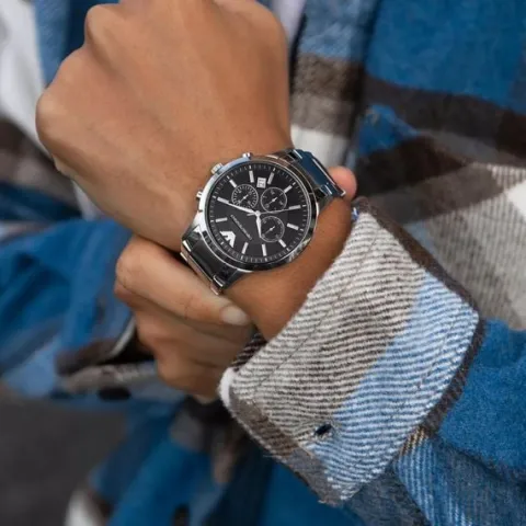 ZEGAREK MĘSKI EMPORIO ARMANI AR2434 - RENATO + BOX
