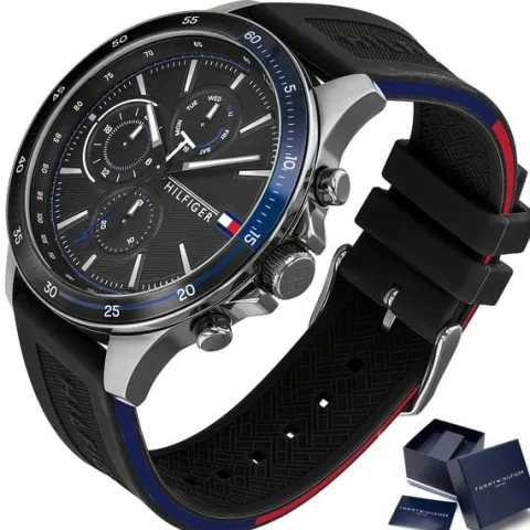 ZEGAREK MĘSKI TOMMY HILFIGER 1791724 BANK (zf023d)
