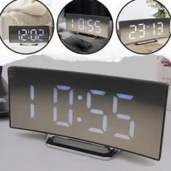 Zegar Elektroniczny Cyfrowy LED Zegarek Elektroniczny Budzik z