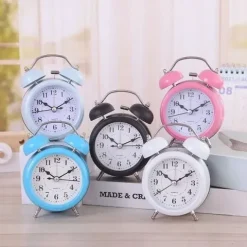 Zegar Retro BUDZIK klasyczny baterie GŁOŚNY alarm ZEGAREK Z