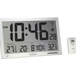 Zegar sterowany radiowo czujnik zewnętrzny °C