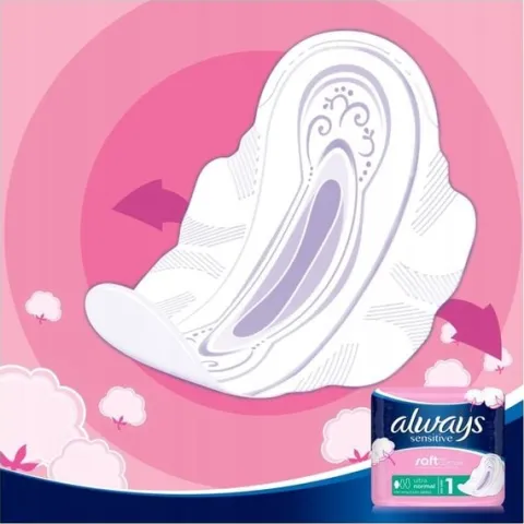 Zestaw Always Podpaski ze skrzydełkami Normal Sensitive rozm 1, 20 sztuk x2