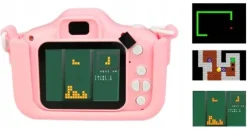 ZESTAW APARAT CYFROWY FOTOGRAFICZNY NOWY DLA DZIECI KAMERA + KARTA 32GB