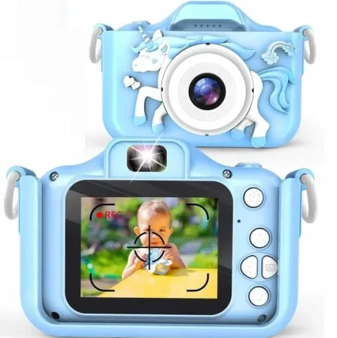 ZESTAW APARAT CYFROWY FOTOGRAFICZNY NOWY DLA DZIECI KAMERA + KARTA 32GB