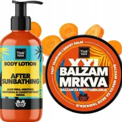 Zestaw Balsam do opalania XXL 250ml + Balsam po opalaniu 200ml TINKTURA