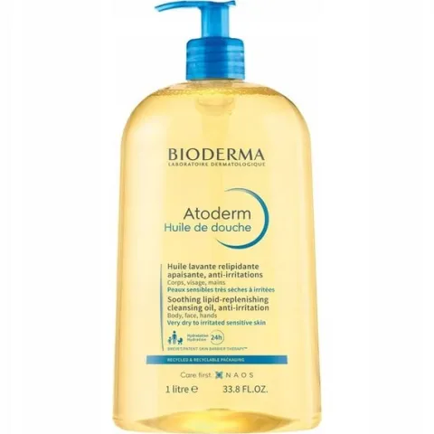 Zestaw Bioderma Atoderm Creme Ultra 500 ml + Olejek Nawilżający Huile 1L