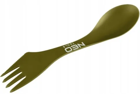 ZESTAW BIWAKOWY NEO TARP PŁACHTA WODOODPORNA LINKA PARACORD SPORK SURVIVAL