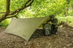ZESTAW BIWAKOWY NEO TARP PŁACHTA WODOODPORNA LINKA PARACORD SPORK SURVIVAL