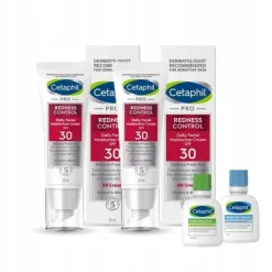 Zestaw Cetaphil PRO Redness Krem na dzień SPF30 x2 + GRATIS mini MD EM