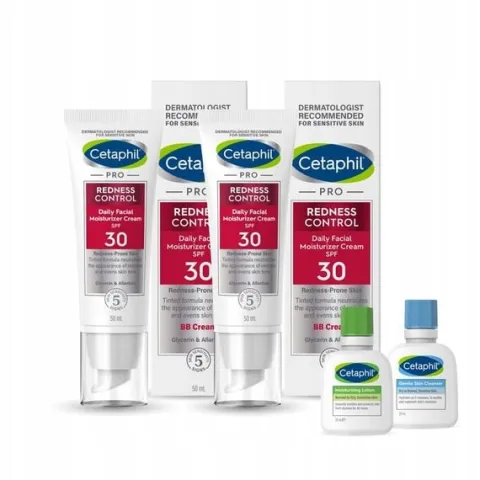 Zestaw Cetaphil PRO Redness Krem na dzień SPF30 x2 + GRATIS mini MD EM