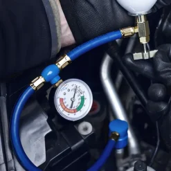 Zestaw Czynnik chłodniczy R134a + Uszczelniacz R134a 719g + Wąż Manometr