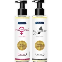 Zestaw dla Par Lubrykant Żel Orgazmowy Wzrost Libido Pobudzający 300 ml