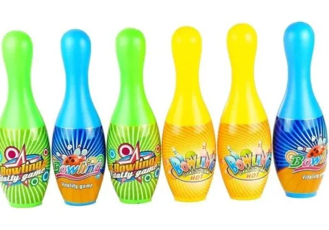 Zestaw do Gry w Kręgle 6 Kręgli + Kula Sport Gra