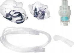ZESTAW DO INHALATORA Z MASKAMI DLA DZIECI I DOROSŁYCH NEBULIZATOR WĘŻYK 2m