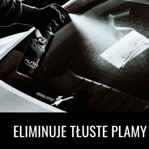 Zestaw Do Mycia Szyb K2 Nuta Pro Glass Cleaner 1L Ścierka Mikrofibra Myjka
