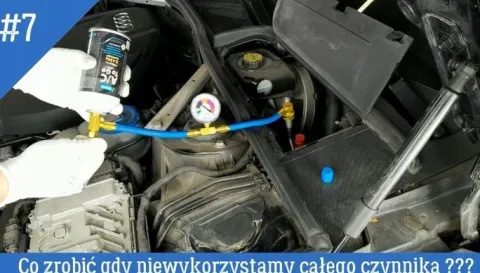 Zestaw do napełniania klimatyzacji do aut na R134a