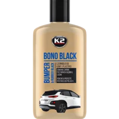 Zestaw Do Odnawiania Plastików Gumy Czernidło Gąbka Aplikator K2 Bono Black