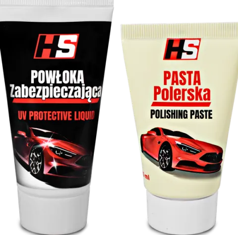 ZESTAW DO POLEROWANIA LAMP REGENERACJI REFLEKTORÓW PASTA POWŁOKA PAPIER PAD