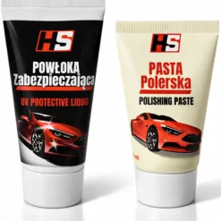 ZESTAW DO POLEROWANIA REFLEKTORÓW GĄBKA PASTA POWŁOKA ZABEZPIECZAJĄCA