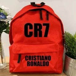 Zestaw do Szkoły Czerwony Plecak + Piórnik + Pin CRISTIANO RONALDO