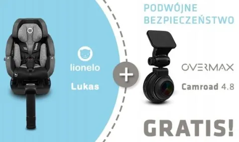 Zestaw Fotelik Samochodowy Lukas +Wideorejestrator