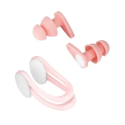 Zestaw klips na nos zatyczki do uszu do pływania Aqua-Sport AquaCalm