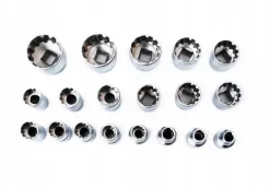 ZESTAW KLUCZY NASADKI SPLINE 8-32 KLUCZE 1/2 19el