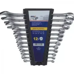 ZESTAW KLUCZY PŁASKO-OCZKOWYCH DEDRA 1705K 12 SZT.CRV POP PŁAS-OCZK.6-14,17,19,22MM