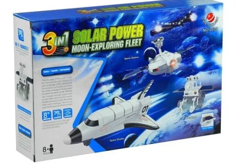 Zestaw Kreatywny Kosmiczny Solarny 3w1 Łazik DIY