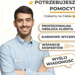 Zestaw Kuchenny Modułowy Z Blatem Nowoczesny 2.4m Wotan San Sebastian Biały