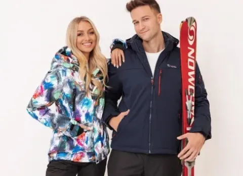 ZESTAW KURTKA+SPODNIE Męski KOMBINEZON NARCIARSKI NA STOK SNOWBOARD XXL