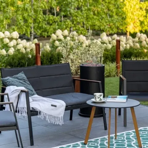 ZESTAW MEBLI OGRODOWYCH KOMPLET SOFA STÓŁ FOTELE MEBLE TARASOWE