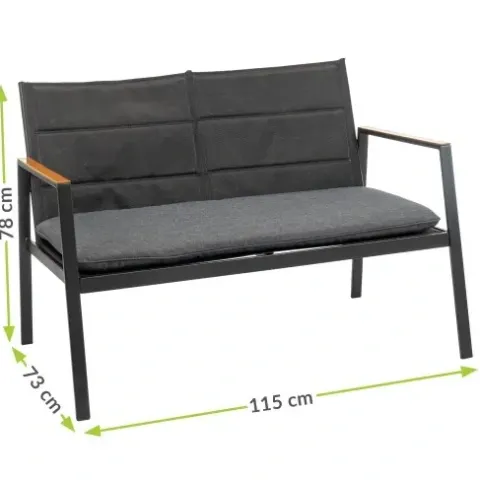 ZESTAW MEBLI OGRODOWYCH KOMPLET SOFA STÓŁ FOTELE MEBLE TARASOWE