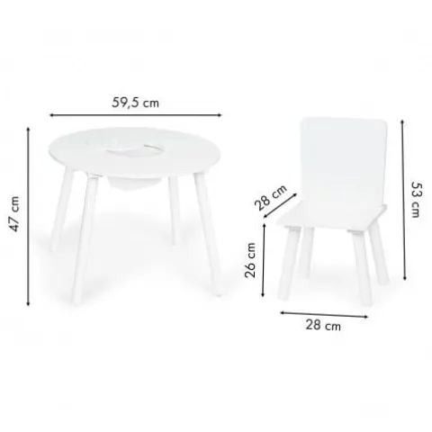 ZESTAW MEBLOWY ECOTOYS SKANDYNAWSKI DREWNO MDF SIATECZKOWY SCHOWEK