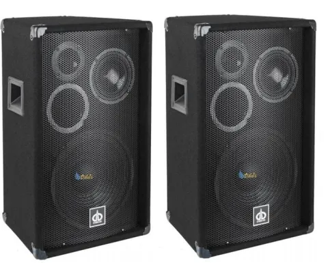 ZESTAW NAGŁOŚNIENIA 600W KOLUMNY GŁOŚNIKOWE + 2 MIKROFONY KARAOKE BLUETOOTH