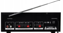 ZESTAW NAGŁOŚNIENIA 600W KOLUMNY GŁOŚNIKOWE + 2 MIKROFONY KARAOKE BLUETOOTH