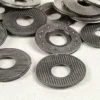 Zestaw nakrętka, podkładka gumowa i metalowa do mechanizmu zegara