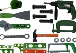 Zestaw Narzędzi dla Majsterkowicza w Walizce Zielony