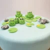 Zestaw na tort żabki żaby 5szt + dodatki /ZNK5