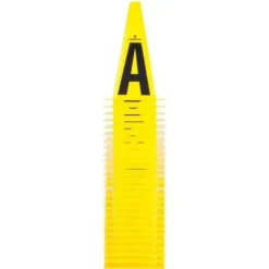 Zestaw pachołków treningowych Alfabet 23 cm Insportline