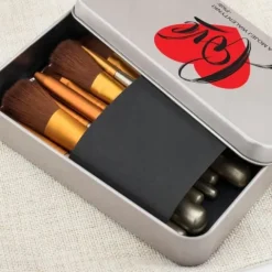 ZESTAW PĘDZLI DO MAKIJAŻU ETUI PREZENT WALENTYNKI