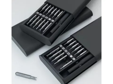 Zestaw precyzyjnych śrubokrętów 25w1 torx wkrętaki magnetyczne bity + etui