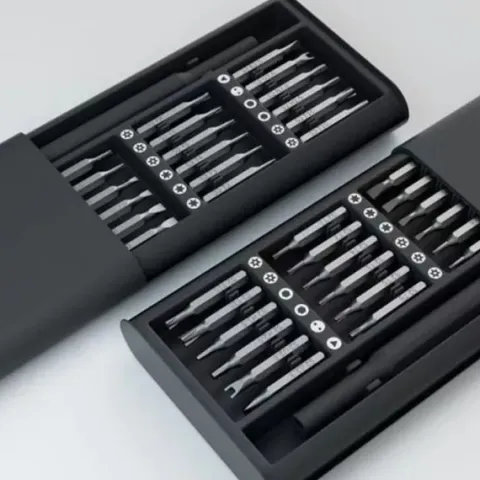Zestaw precyzyjnych śrubokrętów 25w1 torx wkrętaki magnetyczne bity + etui