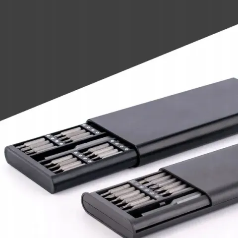 Zestaw precyzyjnych śrubokrętów 25w1 torx wkrętaki magnetyczne bity + etui