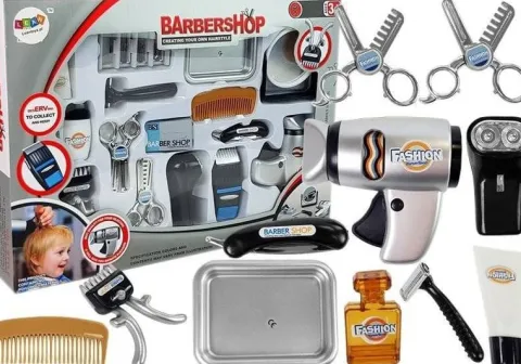 Zestaw Salon Fryzjerski Dziecięcy Barber