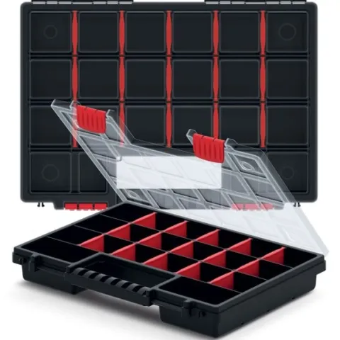 Zestaw Skrzynka narzędziowa KDR5025 + Organizer NORD14DUO