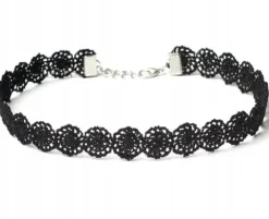 Zestaw 10 szt CHOKER naszyjnik rzemyk koronka boho B72_CC
