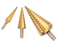 Zestaw wierteł stożkowych stopniowych HSS tytan 4-39 mm 3 szt. Falon-Tech